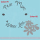 Pray More Worry Less with Flowers Wall Art Vinyl Letters Decals Decor