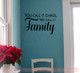 We Call It Family Vinyl Decals Wall Sticker Quotes Farmhouse Decor-Black