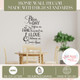 Bless This Day Home Wall Decor Made with High Standards Vinyl Decals for the Kitchen