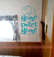 Camper Home Sweet Home Vinyl Letters Stickers RV Accessories Wall Quote Decals-Teal