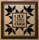 Life Is Better On The Farm Vinyl Decals Stickers Farmhouse Quilt Square-Black