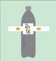 Graduation Water Bottle Label Stickers Grad 2022 Set of 8 Yellow