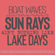 Lake Days Summer Quote Vinyl Lettering Decals Camper Wall Art Stickers