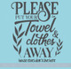 Put Away Towel Bathroom Quotes Wall Decor Bath Vinyl Lettering Decals