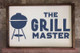Grill Master Vinyl Decals Summer Quote Wall Stickers Father's Day Gift-Deep Blue