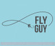 Fly Guy Fishing Car Decals Vinyl Window Sticker for Fisherman Truck