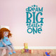 Nursery Wall Decor Dream Big Little One Vinyl Lettering Sticker Quotes-Teal