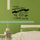 Bedroom Wall Decals Share Life And Heart Vinyl Letter Decor Love Quotes-Black