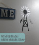 Personalized Wall Decals Windmill Family Name Farmhouse Decor Stickers