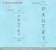 Pantry Kitchen Decor Stickers Vinyl Letters Decals DIY Storage Door Art 2 sizes