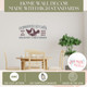 Farmhouse Kitchen Breakfast Home Wall Decor Made with High Standards Vinyl Decals for the Kitchen