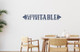 Farmhouse Wall Stickers Gather At The Table Vinyl Kitchen Wall Decals-Matte Deep Blue