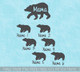 Mama Bear with Cubs Tumbler Personalized Mug Vinyl Decals for Cups