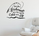 Wall Decor Quote Fine Fisherman Catch of Life Bedroom Love Wall Decals Matte Black