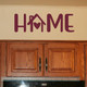 Home Word Decor Kitchen Wall Decals House Art Heart Vinyl Wall Sticker-Burgundy