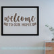 Decals For Wood Signs Welcome To Our Home Vinyl Art Decals Home Decor-Chocolate Brown Matte