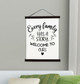 Wood & Canvas Wall Decor Hanging Every Family Has a Story Wall Art Sign 