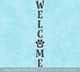 Decal Sticker for Tall Wood Sign Dog Cat Pet Welcome Letters PawPrint