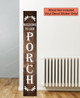 Decal Sticker for Tall Wood Sign Welcome To Our Porch Decor Laurel Art- 6ft