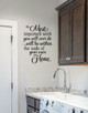 Wall Sticker Important Work Walls of Home Mom Dad Decal Inspiring Quote-Black