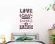 Love Grows Kindness is Planted School Wall Decal Quote Kids Decor Art-Eggplant