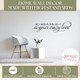 All I Need Your Crazy Love Wall Decals for Bedroom Sticker Decor Art Blk enhance