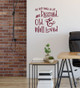 Pet Wall Quote Decal Best Things Rescued Old Well-Loved Vinyl Sticker-Burgundy