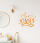 Be Kindly Wall Quote Decal Sticker Vinyl Lettering Teen Room Decor Art RustOrange