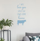 Vinyl Wall Art Love You Until Cows Come Home Decor Farm Art Sticker MistyBlue