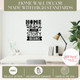 Wall Art Sticker Home Where Our Story Begins Vinyl Decal Decor Quote Blk standards