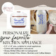Kitchen Appliance Decal Smooth Operator Blender Decor Sticker Quote BrilBlue personalize