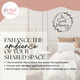 In Sweet Memory Circle Wreath Decal Sticker Tribute Wall Art Blk Enhance the Ambience