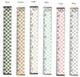 Checkered Canvas Growth Chart Sign: Personalized Height Ruler with Modern Wall Art Design 6 color options