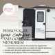 RV Door Decal Customize with Family Name Date Personalized Making Memories DeepBlue