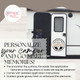 Happy Campers Personalized Custom Family Name & Date Camper Door Decal Black Tan