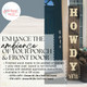 Howdy Ya'll DIY Vertical Lettering Vinyl Decal Sticker for Porch Decor Beige enhance