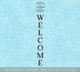 Family Name Welcome DIY Vertical Lettering Vinyl Decal Sticker for Porch Decor