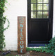 Family Name Welcome DIY Vertical Lettering Vinyl Decal Sticker for Porch Decor Geyser