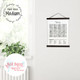 Fun Spring Word Search Canvas Wall Art Hanging Sign Interactive Print Med Blk