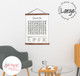 Boost Your Home's Summer Vibe Canvas Wall Hanging Word Search Sign Lg walnut