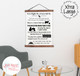 Farm Kid Canvas Sign Nostalgic Farmers Wall Art Print Farmhouse Decor Xlarge Walnut