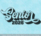 Senior 2026 Graduation Wall Decal Sticker Celebrate 12 Years of Success