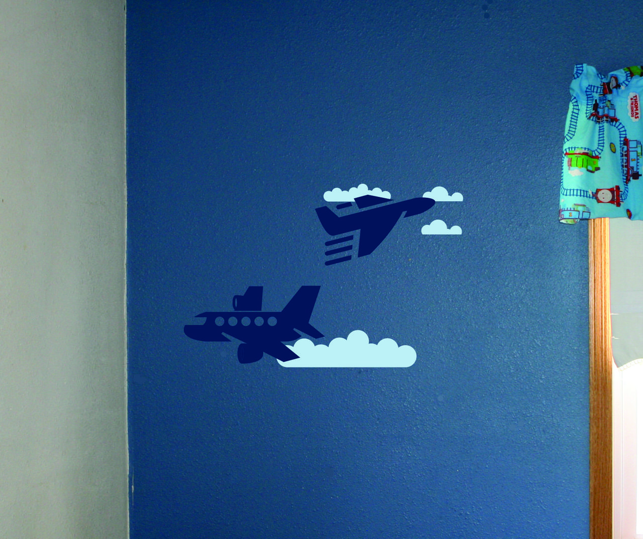 Airplanes Clouds Boys Wall Art Vinyl Decals Room Decor Stickers