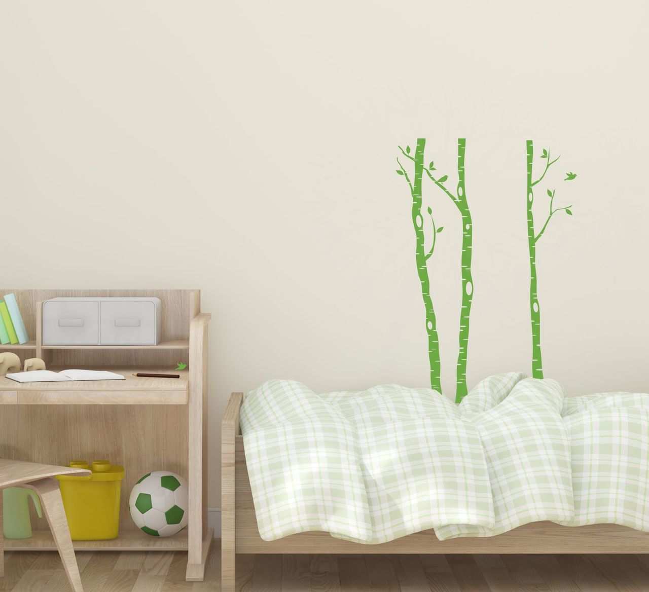 Birch Tree Wall Decal - Nature Vinyl Nursery Sticker – Decords