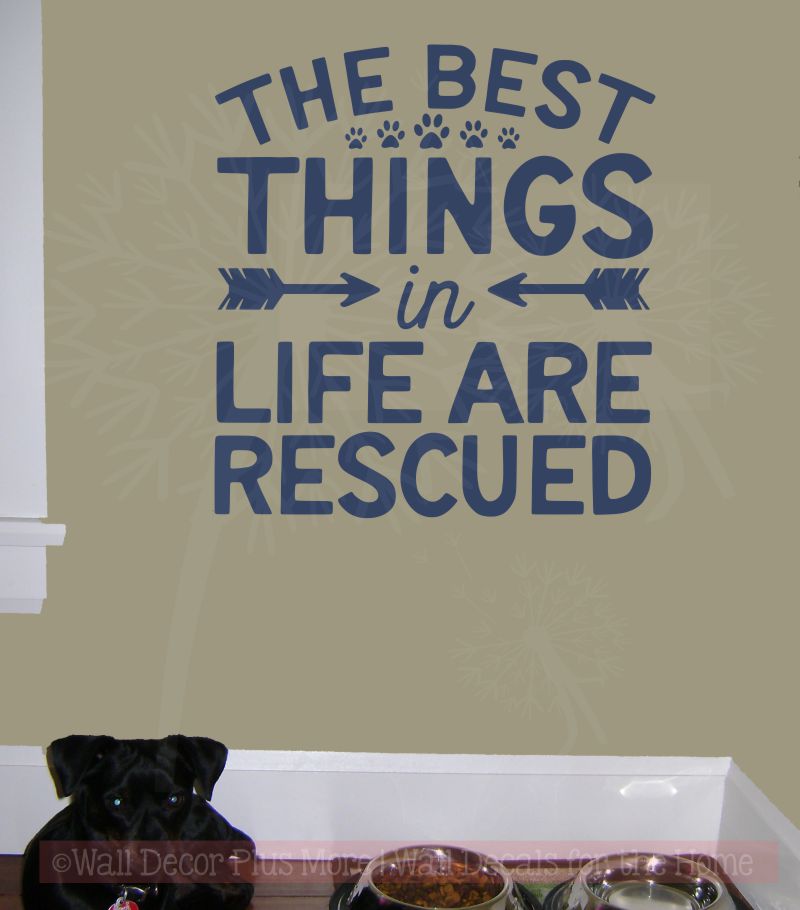 Doe Het Zelf Dogs Animal Graphics Quote Saying Stencil Kitchen