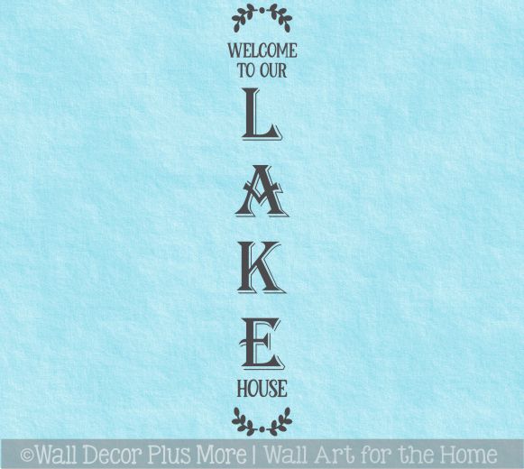 Details about   Lakehouse Wall Decor Wood Arrows Beach Welcome Sign Positive Quotes Kitchen