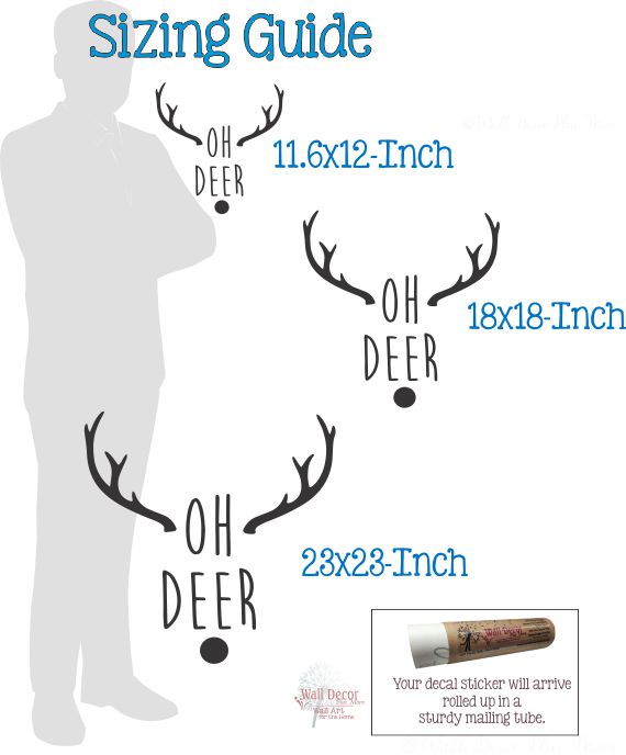 Personalized Name Wall Decal With Deer Antlers & Bear - Rustic Nursery Or Home Decor (22"h X 33"w) - View #9