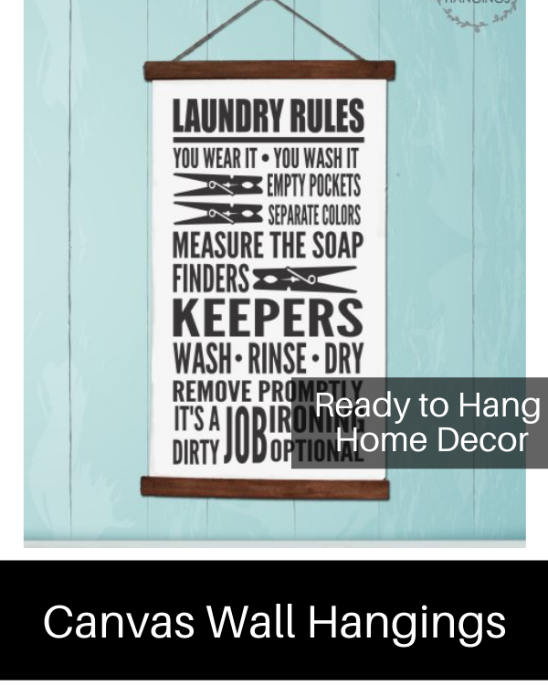 Find Laundry Room Canvas Wall Hanging Decor here