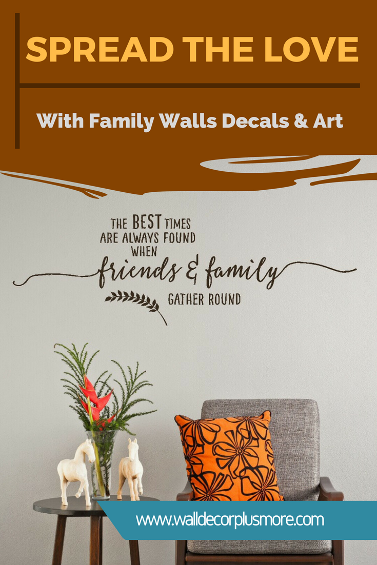 Spread the Love with Family Wall Decals & Art Wall Decor Plus More