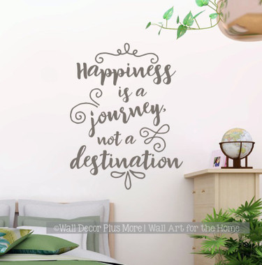 Family Journey Vinyl Sticker Decal wall QUOTE Decor